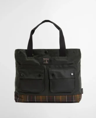 Field Waxed Tote Çanta