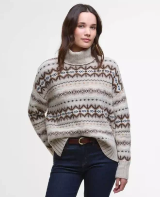 Helen Fair Isle Roll-Neck Kazak