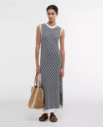 Olivia Örme Midi Elbise